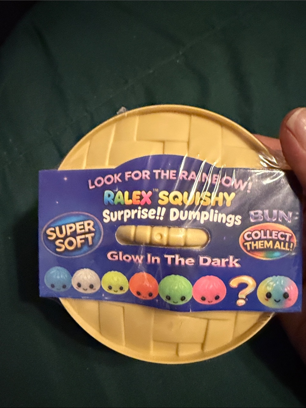 RALEX Squishy Surprise!! Dumplings Glow-in-the-Dark Plush Toy - surprise